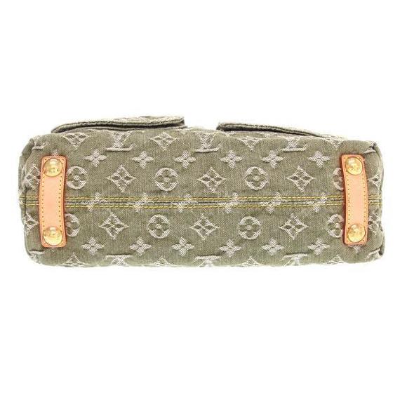 Louis Vuitton Denim Baggy PM Shoulder Bag Green - Picture 3 of 8